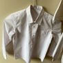 3 White school shirts (age 8-9) Image 3