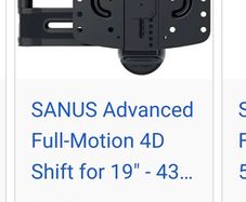TV wall bracket