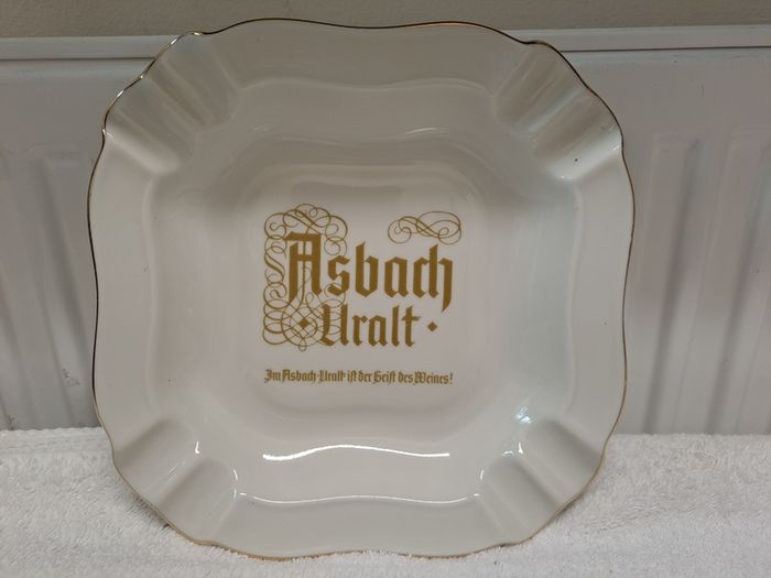 Vintage Asbach Uralt large ashtray