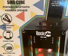 Karaoke machine RockJam with dual microphones