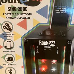 Karaoke machine RockJam with dual microphones
