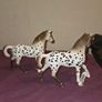 Two Schleich Knabstrupper Horses Image 5