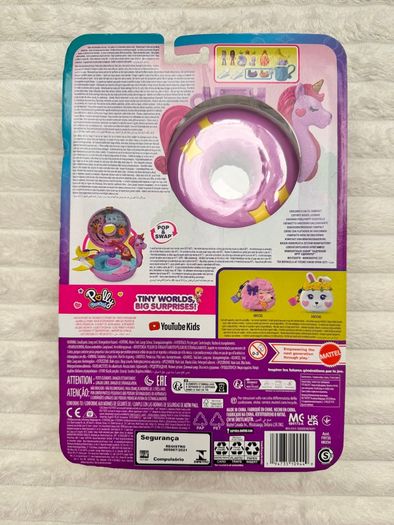 Polly Pocket Micro Doll Sparkle Cove Adventure Unicorn Floatie Compact Playset new Please look at the pictures