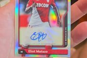 Eliot Matazo Topps Merlin Chrome UEFA Autograph