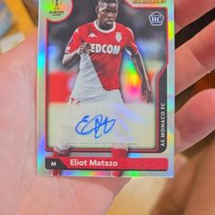 Eliot Matazo Topps Merlin Chrome UEFA Autograph