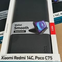 SBS Wallet book Smooth Case For Xiaomi Redmi 14C Poco C75 Flip Cover