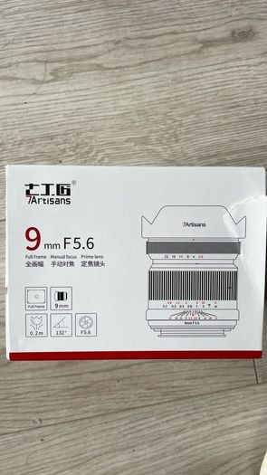 7Artisans 9mm F5.6 Full Frame Ultra Wide Lens - Sony E mount Full Frame)