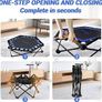 42 inch Foldable Mini Rebounder Trampoline, Home Fitness Trampoline for Adults, Indoor Exercise Jumper, No Installation Required and Portable Image 2