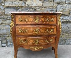 French Louis XV Revival Bombe Commode.