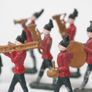 1930s lead soldier marching band Image 7