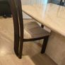 Dining Table + 4 Chairs - Solid Marble Top Image 4