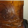 Solid Wooden carved wall hanging "Scholar" Image 3