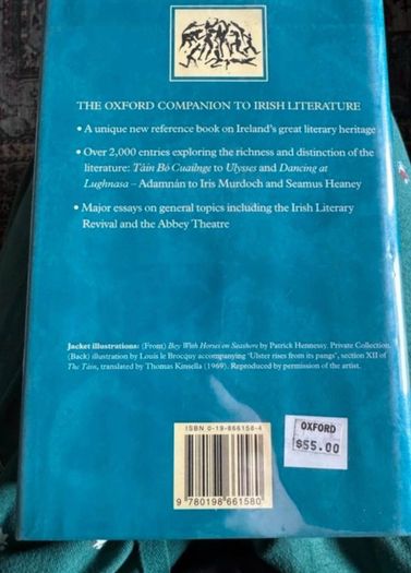 The Oxford Companion to Irish Literature