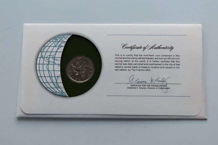 Vintage great Britain 1979 Coin Stamp cover BUNC