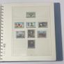 1969-1989 Jersey Used Commemorative & Definitive Stamp collection in Blue Lindner Stamp Album in 51 pages. Images of 53 pages shown. Image 8
