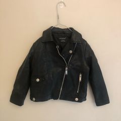 Leather effect bikers jacket (age 3-4)