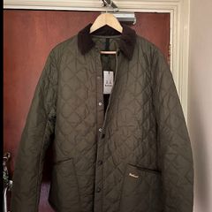 Brand New Barbour Quilted Slim Fit Jacket Khaki Size XL