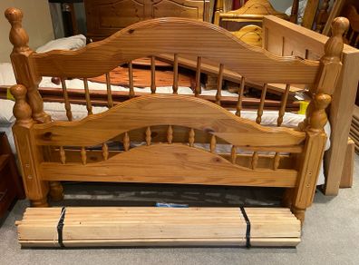 Fabulous Very Solid 4Ft 6 Double Bed Frame - Can Deliver
