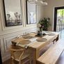 Dining table with chairs and bench Image 3