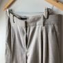 Massimo Dutti Wide Leg Wool Cargo Trousers Image 3