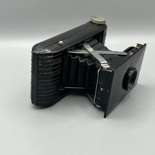 Jiffy Kodak Vp Vest Pocket Bakelite 127 Camera with Original Leather Case-SPARES