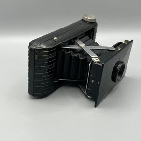 Jiffy Kodak Vp Vest Pocket Bakelite 127 Camera with Original Leather Case-SPARES