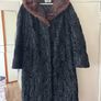 Black Persian Lamb (Karakul) Fur Coat with Mink Collarol Image 8