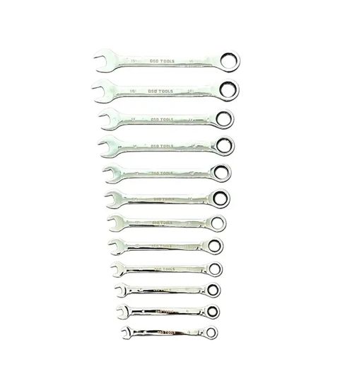 Dsd Tools 12pc Metric Gear Ratchet Combination Wrench Set