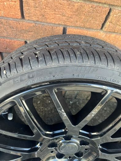 18" black alloys 5x100