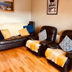 3 Seater Couch & 2 Recliners