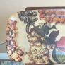 Vintage French Manover Fiberglass Tray, Grape Vine Image 2
