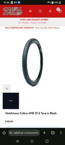Mountain bike tyres. 27.5 x2