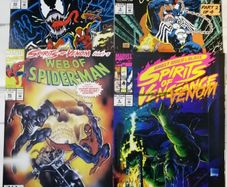 Spirits Of Venom (Web of Spider-Man #'s 95 & 96/ Spirits of Vengeance #'s 5 & 6) Full Storyline Parts 1-4 (1992)