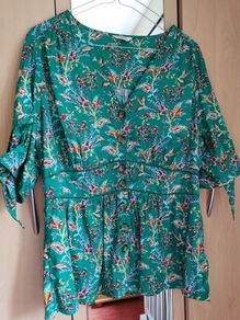 Monsoon 100% cotton blouse UK 10