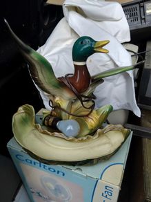 vintage mallard duck lamp 1954