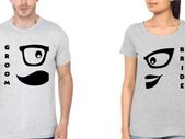 Groom And Bride Wedding Love Couple T-shirts Great Gift Present For Valentines Day Idea
