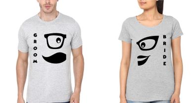 Groom And Bride Wedding Love Couple T-shirts Great Gift Present For Valentines Day Idea