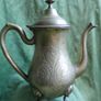 Vintage Old Antique brass tea pot  coffee pot Decorative Image 2