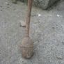 Old cast iron wall mounted hand water pump Image 5