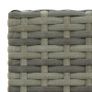 5 Piece Garden Bar Set Poly Rattan Grey Image 10