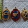 3 X Oval Gilt & Enamel Masonic Lodge Pendants Image 10