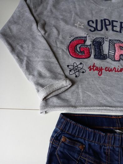 Girls jumper and jeans