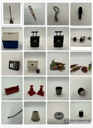 wwe Wwf WWE wrestling wrestlers figures Accesories ,Weapons & Clothing