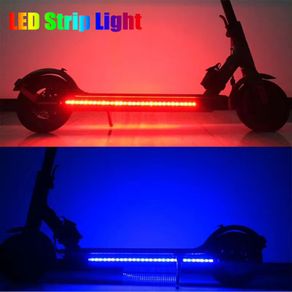 Waterproof Scooter LED Strip Skateboard Bike Flexible Diode Tape Electric Bike Scooter Safety Night Riding Light Lamp