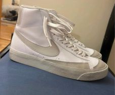 Nike blazers white / beige