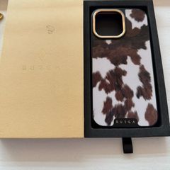 iPhone 16 Pro Max Burga cow print phone case