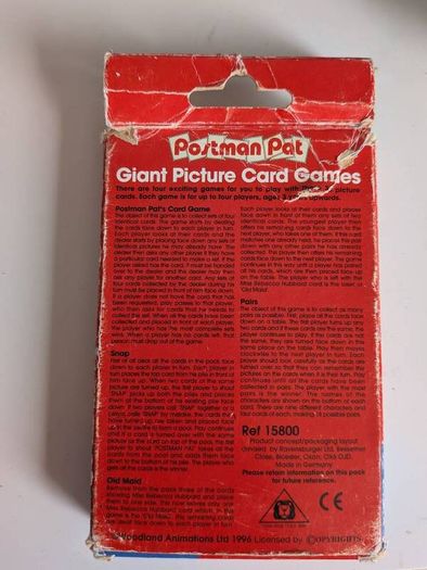 Postman Pat Snap Cards