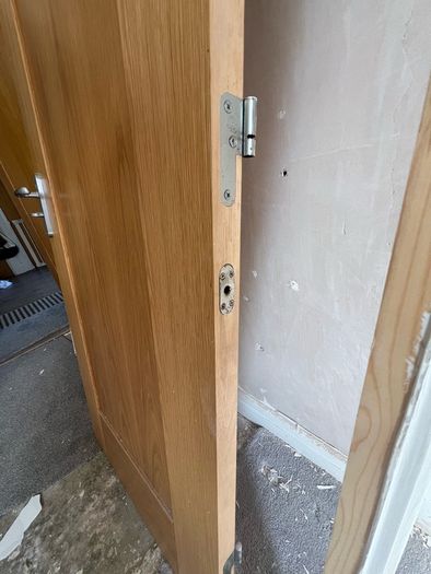bathroom door and frame ( fire door)