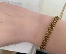 stainless steel gold bracelet