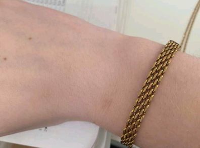 stainless steel gold bracelet
